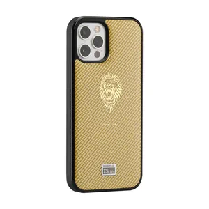 Casing Ponsel Desain Modis Aramid Asli Serat Karbon Ultra-tipis untuk Iphone X11pro Oem Odm Casing Ponsel Mewah Manufaktur Kustom