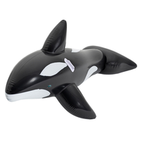 Bateau gonflable géant Bestway Jumbo Whale 41009 pour enfants, en PVC, 2,03 m x 1,02 m, capacité maximale <100 kg, pour 4 enfants