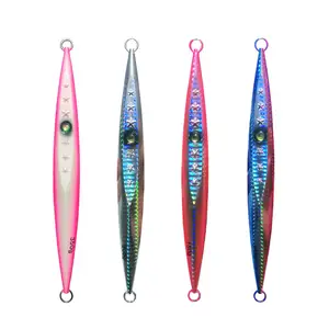 Runtoo Zout Water Jig Lokken Lange Diamanten Oog Diep Snel Zinken 150G 200G 250G 300G 350G 400G 500G Langzaam Jigging Lokken