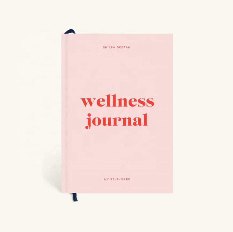 A5 PU Leather Hardcover Wellness Journal