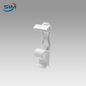 Clip d'étiquetage réglable pour PC, support de présentation de détail, <span class=keywords><strong>pince</strong></span> pour étiquette de marchandise avec bras pivotant <span class=keywords><strong>à</strong></span> 360°, certifié CE - Product Image 2