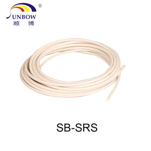 Goma de silicona de 2,0mm reforzada con trenza de fibra de vidrio no alcalina, manga de fibra de vidrio dentro de la fibra exterior de goma - Product Image 4