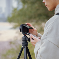 Goocong trépied en aluminium léger et portable pour appareil photo numérique DSLR trépied pour les voyages en plein air