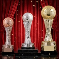 Trofeo de resina de cristal nuevo personalizado Premios en forma de estrella Técnica pulida Diseño de murciélago único