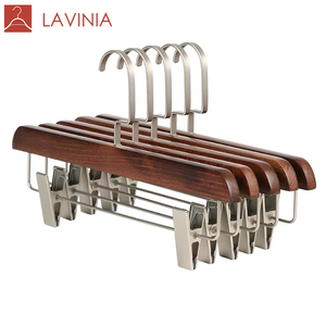 خمر الزان شماعة بنطال رف شماعات السراويل الخشبية - Product Image 1