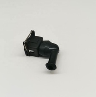 Inyector de combustible EV1 impermeable hembra de 2 pines, conector automático con bota de goma de 90 grados