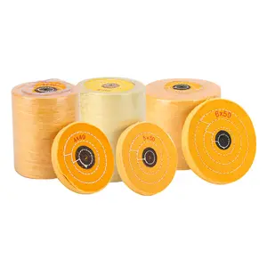 kundenspezifisch großhandel gelb weiß schmuck wolle polieren kreisförmig polierrad baumwollwerkzeug edelstahl-räder polieren