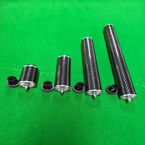 Extensión de Taco de Billar <span class=keywords><strong>HHB</strong></span> Factory de 8 Pulgadas, Fibra de Carbono Negra Brillante, Resistente al Agua, Ligera y Duradera - Product Image 4
