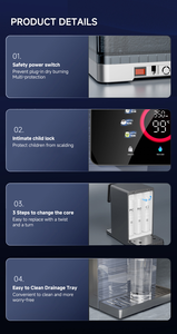 7L Bể lớn nhiệt tức thời nước quả với 4 giai đoạn RO lọc <span class=keywords><strong>Countertop</strong></span> thẩm thấu ngược UV hệ thống lọc nước - Product Image 3