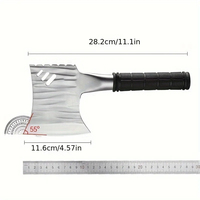 Couteau à désosser en acier inoxydable de 4,5 pouces, hachette de boucherie, couteau à désosser robuste, couteau à viande