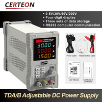 TDA B Haute Stabilité RS232 USB Alimentation Compacte de Laboratoire 0 100V 3A Réglable Programmable DC