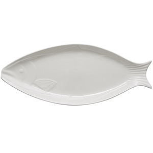 <span class=keywords><strong>Assiette</strong></span> en <span class=keywords><strong>porcelaine</strong></span> <span class=keywords><strong>blanche</strong></span> en forme de poisson, épaissie et renforcée au magnésium, compatible micro-ondes, <span class=keywords><strong>design</strong></span> créatif sous glaçure, fraîche et mignonne - Product Image 5