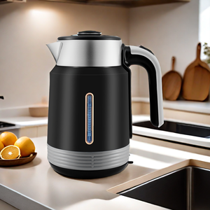 Alta qualità fabbrica capelli lisci 1,7l doppio punto in acciaio inox bollitore caldo casa Hotel ufficio - Product Image 4