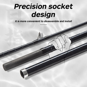 Hunthouse 4.27m <span class=keywords><strong>canne</strong></span> à pêche de surf à haute teneur en carbone 24T 3 sections 60-150G Longcast bateau <span class=keywords><strong>canne</strong></span> à pêche de surf avec poignée EVA - Product Image 6