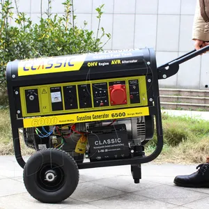 BISON (cina) 5Kva generatore di benzina portatile insonorizzato 13Hp generatore di statore 5000W