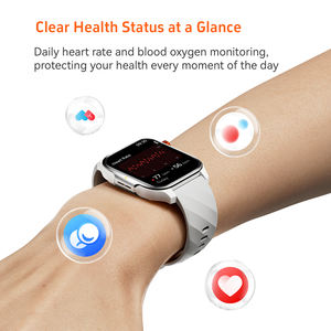 Montre connectée unisexe Starmax 2025 avec assistant vocal IA, écran carré en gel de silice, SDK, étanche IP68, chargement magnétique, réponse aux appels, calendrier - Product Image 5