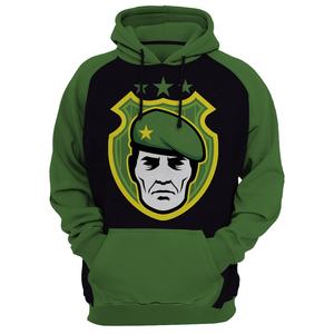 Sweats à capuche épais de haute qualité unisexe surdimensionnés 100% coton polaire motif imprimé grande taille saison d'hiver - Product Image 5