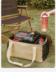 Nueva bolsa térmica portátil para acampar, almacenamiento anticolisión, bolsa de vajilla para Picnic, correa de hombro ajustable, bolsa de mano para Picnic - Product Image 5