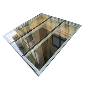 6 + 12A + 6钢化隔热玻璃面板价格用于建筑天窗屋顶