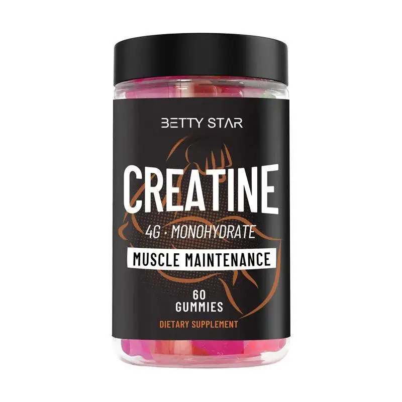 creatine monohydrate gummies supplement boost men power energy natural booster strong