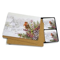 Accessoires de décoration de table à manger Fabricant d'accessoires Nordic Eco Friendly Glossy Mdf Set de napperons et sous-verres en bois avec imprimé