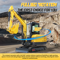 CE untuk Mesin Diesel Mini Excavator 3.5 Ton Crawler Digger Motor Pengiriman Gratis Bekas Pakai Pertanian Harga Pabrik Cina Kebun Rumah