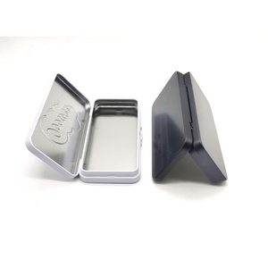 Boîte d'emballage métallique rectangulaire pour cigarettes, résistante aux enfants, avec fermeture à bouton CR, fabriquée en usine professionnelle - Product Image 3