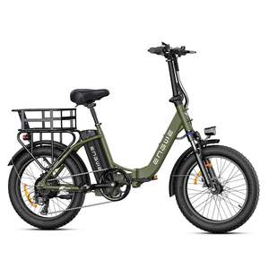 Vélo Électrique Pliant Urbain <span class=keywords><strong>SE</strong></span> Noir 250W Sans Balais Pneus Larges 20x3.0 Lithium 36V 15.6Ah 7 Vitesses Suspension Avant 50km - Product Image 1