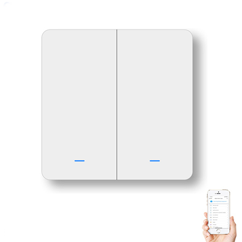 Zigbee/Tuya Remote Control Switch Smart Voice Control Button Wall Lamp Switch With Neutral/ No Neutral EU/UK
