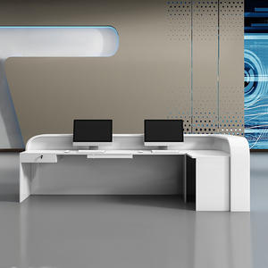 Meubles de clinique dentaire, bureau de réception paramétrique moderne, bureaux de réception de grande taille - Product Image 3