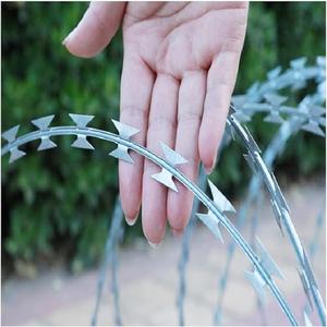Security Fence Anti Climb Razor Wire Security Fencing - Galvanized Steel Barbed Razor Wire Roll - Product Image 4