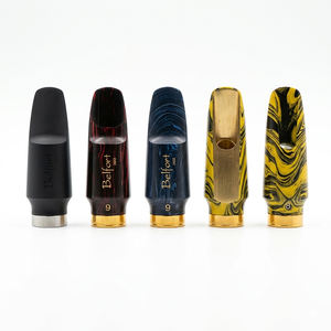 Bocchino per Sassofono Alto e Tenore con Texture Effetto Legno Premium, Bocchino per Sax Lavorato con Precisione con Anello in Ottone, Serie Belfort Jazz - Product Image 4