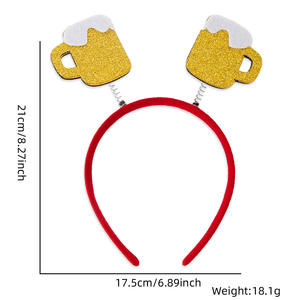 Accessoires de <span class=keywords><strong>cheveux</strong></span> décoratifs Oktoberfest Favor Munich Party Decoration Supplies pour améliorer l'humeur - Product Image 5