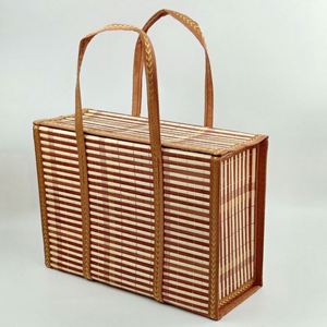 Fruits <b>Vegetables</b> Folding Basket Fruit Egg Hairy Crab Packaging Dried Goods Gift <b>Storage</b> for Full-Moon Travel Souvenir - Product Image 4