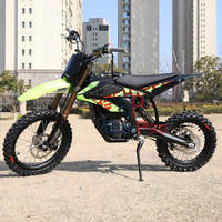 Hyper Bee 8000W Hochgeschwindigkeits-Elektro-Dirtbike 58V 22Ah Integrierter Akku Aluminiumlegierung Doppelte Federung Hydraulische Scheibenbremse