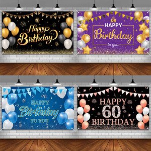 Bannière D'anniversaire Mario Bros, Banderoles De Fête, Cadeaux De Joyeux Anniversaire, Arrière-plan Pour Réception-cadeau Pour Bébé, Cadeaux Pour Enfants Garçons, Jouets