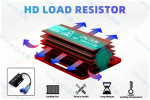 Résistance LED pour <span class=keywords><strong>clignotant</strong></span> : Solution de correction pour clignotants trop rapides, mise à niveau LED pour Volvo BA15S - Product Image 5