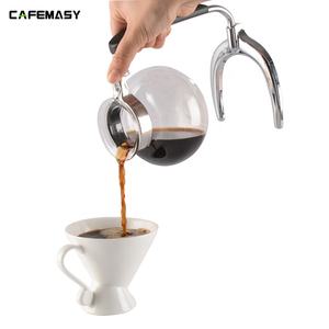 CAFEMASY yeni stil Metal kahve sifon su ısıtıcısı ısıya dayanıklı kahve makinesi Percolator 3 kahve fincanları sifon - Product Image 5