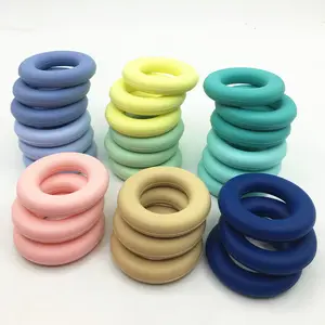 Neue Design Donut BPA FREI Zahnen Ring Baby Spielzeug Silikon Beißring