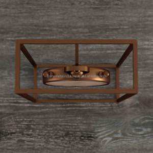 Vintage Table <b>Clock</b> With Square Frame <b>Gold</b> Plated Home Decor Premium Table <b>Clock</b> With Roman Number Dial Black Needles - Product Image 4