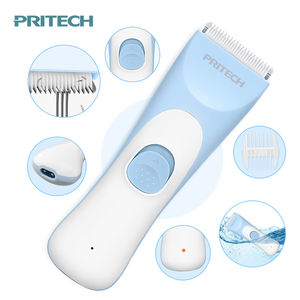 Pritech Nieuw Ontwerp Baby Haar Trimmer Afneembare Keramische Mes IPX6 Waterdichte Oplaadbare Kindje Tondeuse Voor Kinderen - Product Image 2
