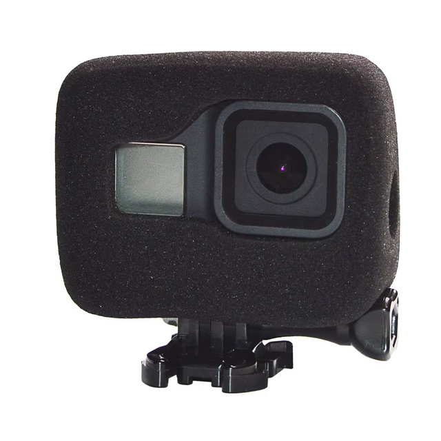Factory High Quality Windshield Wind Noise Reduction Foam Sponge Cover Windproof Protective Housing Case for Gopro Hero 8 Black
