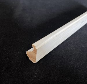 ホワイトプライムウッドMDF成形装飾壁トリム & チェアレール外壁ウッドトリムパネル - Product Image 4