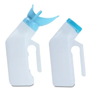 Botol Kencing Plastik Portabel 1000Ml, Botol Urin Plastik untuk Pria, Botol Plastik Pengaman Air Portabel Harga Murah
