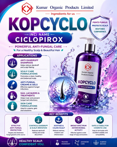 Ciclopirox, Ingrediente Antifúngico en Polvo para el Cuidado del Cabello, Cuidado del Cuero Cabelludo, Dermatitis Seborreica y Cuidado de las Uñas - Product Image 3