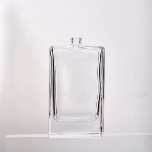 Clear <b>Empty</b> Perfume <b>Glass</b> <b>Bottle</b> Fragrance Thick Bottom <b>Glass</b> <b>Bottle</b> with Black Gap - Product Image 2