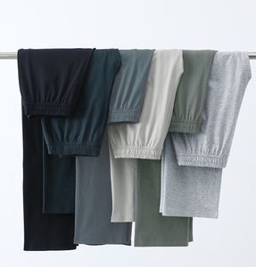Les nouveaux pantalons larges en pur coton pour hommes, amples et respirants, conviennent aux activités sportives. - Product Image 1
