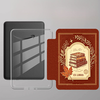 Support magnétique personnalisé en émail pour téléphone, étui pour liseuse Kindle avec sangle, cadeau pour les amoureux des livres, étui en acrylique pour tablette Kindle Paperwhite