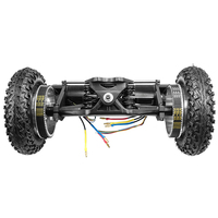 Kit de pneus tout terrain pneumatiques 8 ''avec camions et deux moteurs 6354 pour planche à roulettes électrique