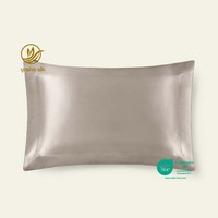 Taie d'oreiller en soie de mûrier 100% naturelle, douce, lisse, respirante, de qualité supérieure, emballage personnalisé, étiquette privée